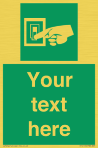 Custom Light Switch Sign